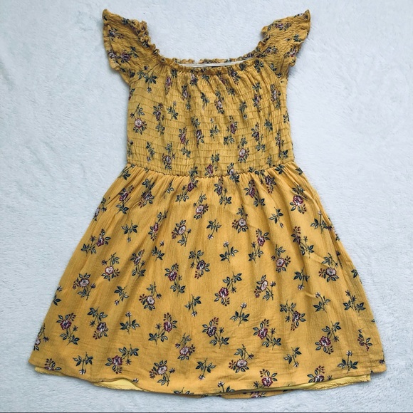 Sky and Sparrow, Yellow Floral Boho Dress, Lined, Size M - Picture 2 of 16